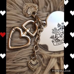 Vintage Authentic Juicy Couture keychain, accessor